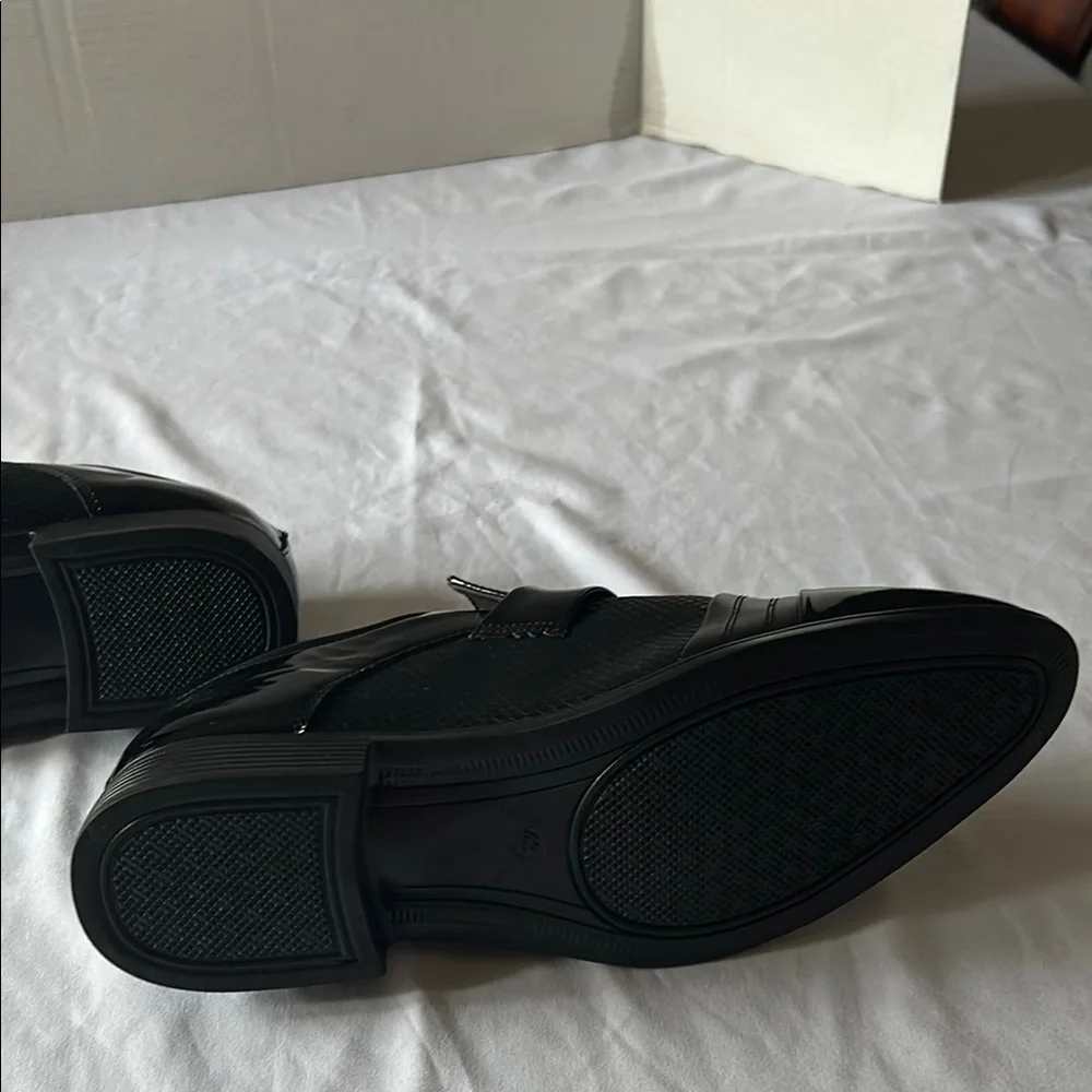 Elegant Black Men's Slip-On Loafers